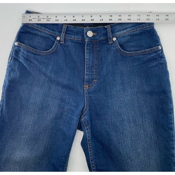 Escada Sport Women’s Denim Cropped Button Accent Jeans Size 38 Made In Italy - Picture 8 of 10